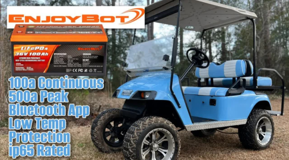 Golf Cart Modifications: How To Install Enjoybot 36v 100ah Bluetooth Lithium Battery