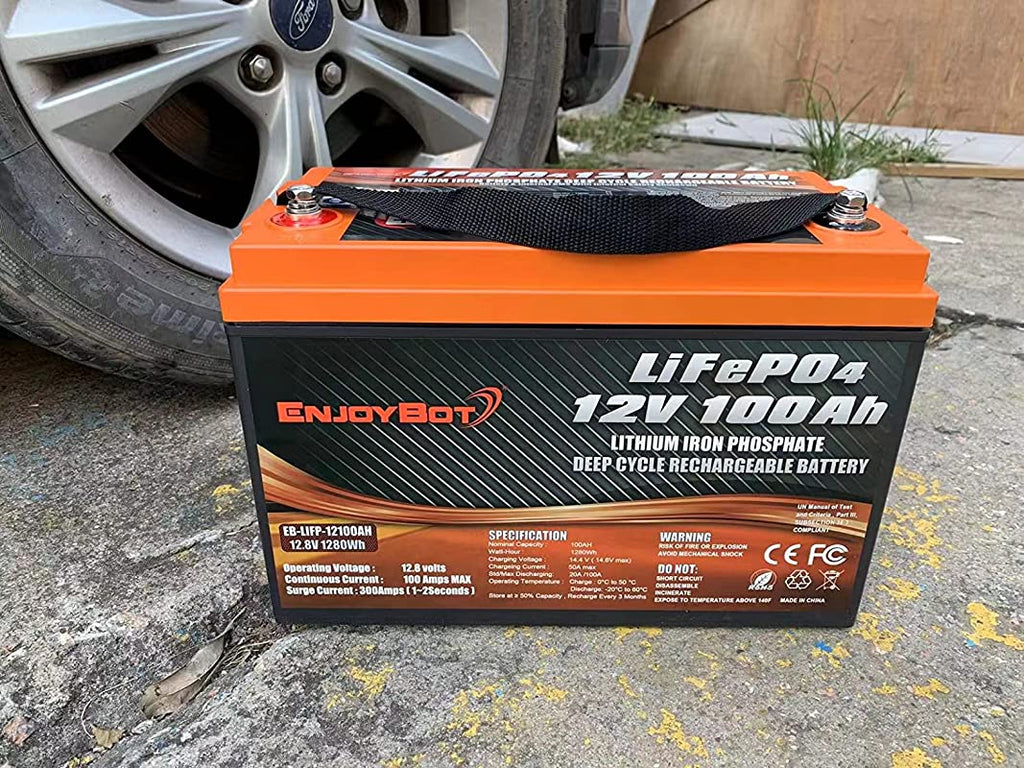Enjoybot’s 12V 100Ah LiFePO4 is a cleaner alternative to lead-acid batteries
