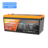 Enjoybot 36V 100AH 3840Wh Lithium LiFePO4 Battery with Bluetooth, High/Low-Temp Protection, Deep Cycle Battery For Golf Cart/Trolling Motor