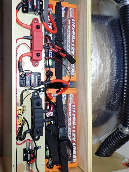 Enjoybot 12v 100ah Lithium Battery 2 Pack for Marine Boat