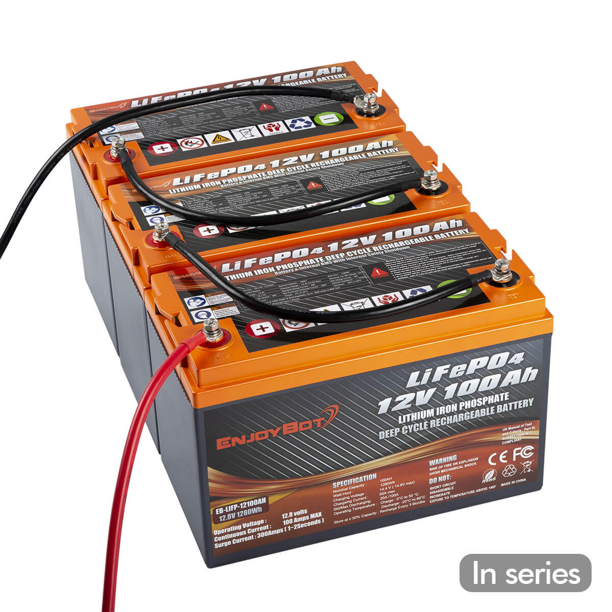 Enjoybot LiFePO4 Golf Cart Battery 36v 100ah Lithium Battery 3840 Wh - –  Enjoybot Official Store