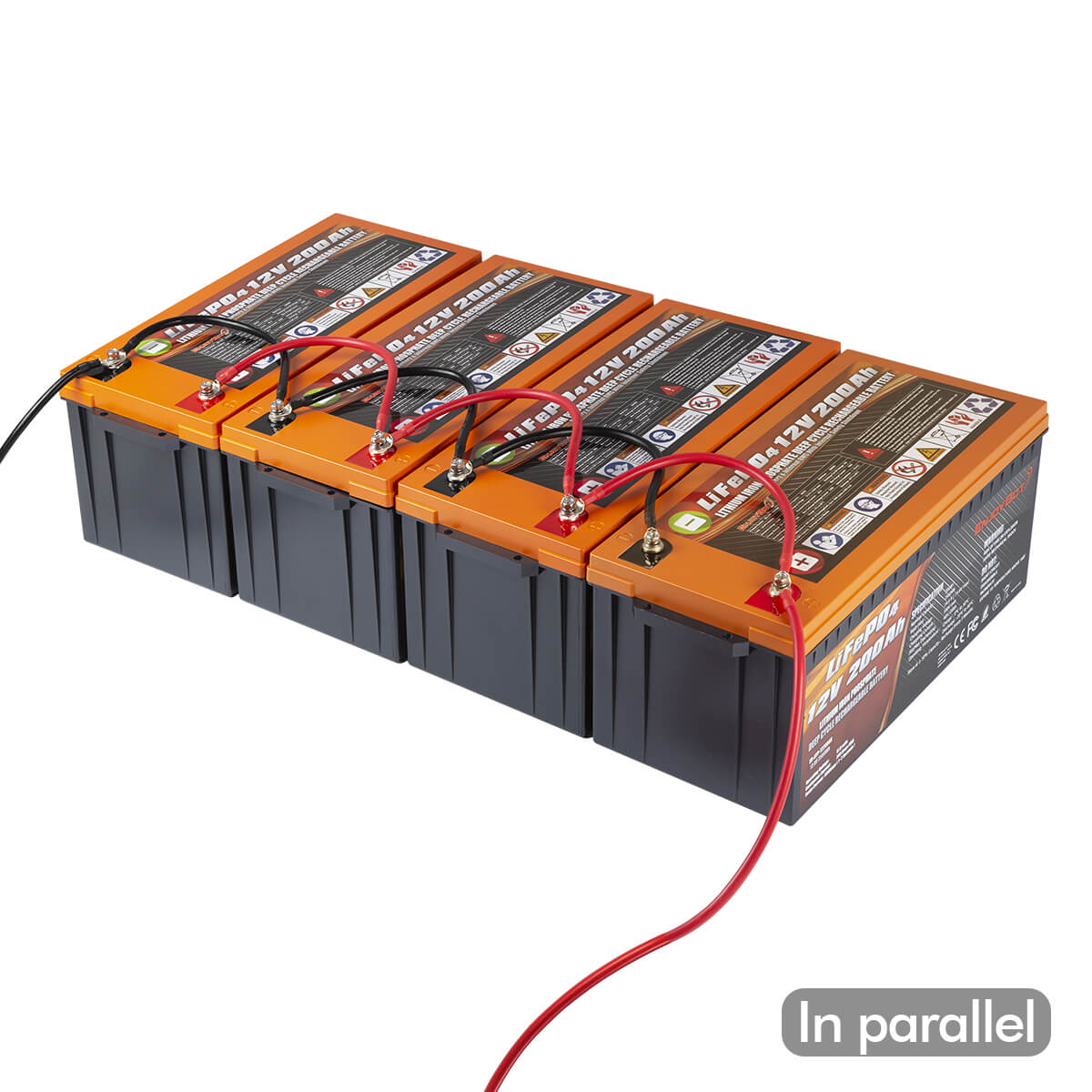 LiTime LiFePO4 Akku 24V 100Ah Lithium Batterie 100A BMS für Solar Wohnmobil