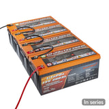 Enjoybot 48v 200ah Lithium Battery High & Low Temp Protection 10240 Wh for RV/Van/Camping/Home Backup - 4 batteries