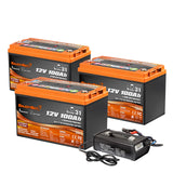 [NEW LAUNCH] Enjoybot 12V 100AH Bluetooth Group 31 LiFePO4 Lithium Battery with Low-Temp Protection, 1280Wh, 100A BMS