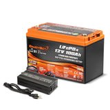 Enjoybot 12V 100Ah Group 31 Lithium Battery_1 Pack+14.6V 20A Charger