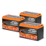 Enjoybot 12V 100Ah Group 31 Lithium Battery_3 Pack