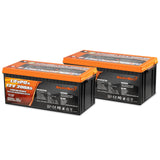 Enjoybot 12V 200Ah LiFePO4 Battery 2 Pack