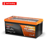 Enjoybot 12V 200Ah LiFePO4 Lithium Battery with Self-Heating