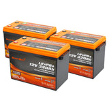 Enjoybot 12V 320Ah LiFePO4 Lithium Battery with Bluetooth, 4096Wh, For RV, Marine, Solar & Home Backup