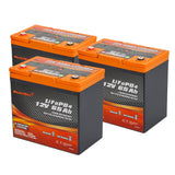 Enjoybot 12V 65Ah LiFePO₄ Lithium Battery with Bluetooth & Self-Heating, Group 22NF, 832Wh, 120A BMS