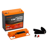 Enjoybot 12V 30Ah Portable LiFePO₄ Battery with Bluetooth & Direct-Charge Module