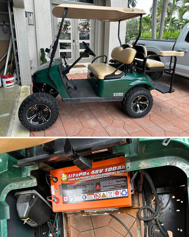 Golf Cart Battery Enjoybot Official Store