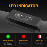 Enjoybot 14.6V 5A LiFePO4 Lithium Battery Charger For 12V LiFePO4 Battery