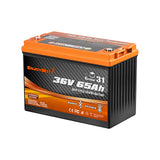 Enjoybot 36V 65Ah Self-Heating & Bluetooth Group 31 LiFePO4 Lithium Battery_1 Pack