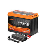 Enjoybot 36V 65AH Group 31 LiFePO4 Lithium Battery With Self-Heating, 2496Wh, 120A BMS