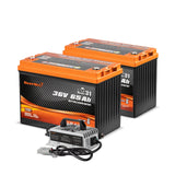 Enjoybot 36V 65AH Group 31 LiFePO4 Lithium Battery With Self-Heating, 2496Wh, 120A BMS