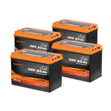 Enjoybot 36V 65AH Group 31 LiFePO4 Lithium Battery With Self-Heating, 2496Wh, 120A BMS