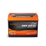 Enjoybot 36V 65AH Group 31 LiFePO4 Lithium Battery With Self-Heating, 2496Wh, 120A BMS