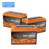 Enjoybot 36V 100Ah Bluetooth Lithium Golf Cart Battery - 3 Batteries