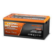 Enjoybot 36V 100AH Plus Lithium Golf Cart Battery with Bluetooth & Low-Temp Protection, 3840Wh, 200A BMS