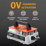 Enjoybot 43.8V 25A Waterproof Mountable LiFePO4 Lithium Battery Charger for 36V Lithium Battery