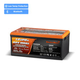 Enjoybot 48V 100AH LiFePO4 Lithium Battery with Bluetooth & Low-Temp Protection, 5120Wh, 100A BMS