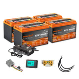 Enjoybot 48V 100Ah Golf Cart Lithium Battery Conversion Kit - 4 Batteries