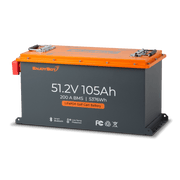 Enjoybot 48V (51.2V) 105AH Lithium Golf Cart Battery Conversion Kit with Bluetooth, 200A BMS, All-in-one Kit
