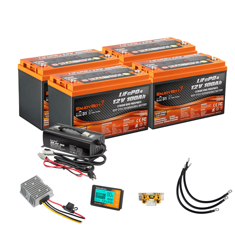 48V Lithium Golf Cart Battery Conversion Kit – Enjoybot Official Store