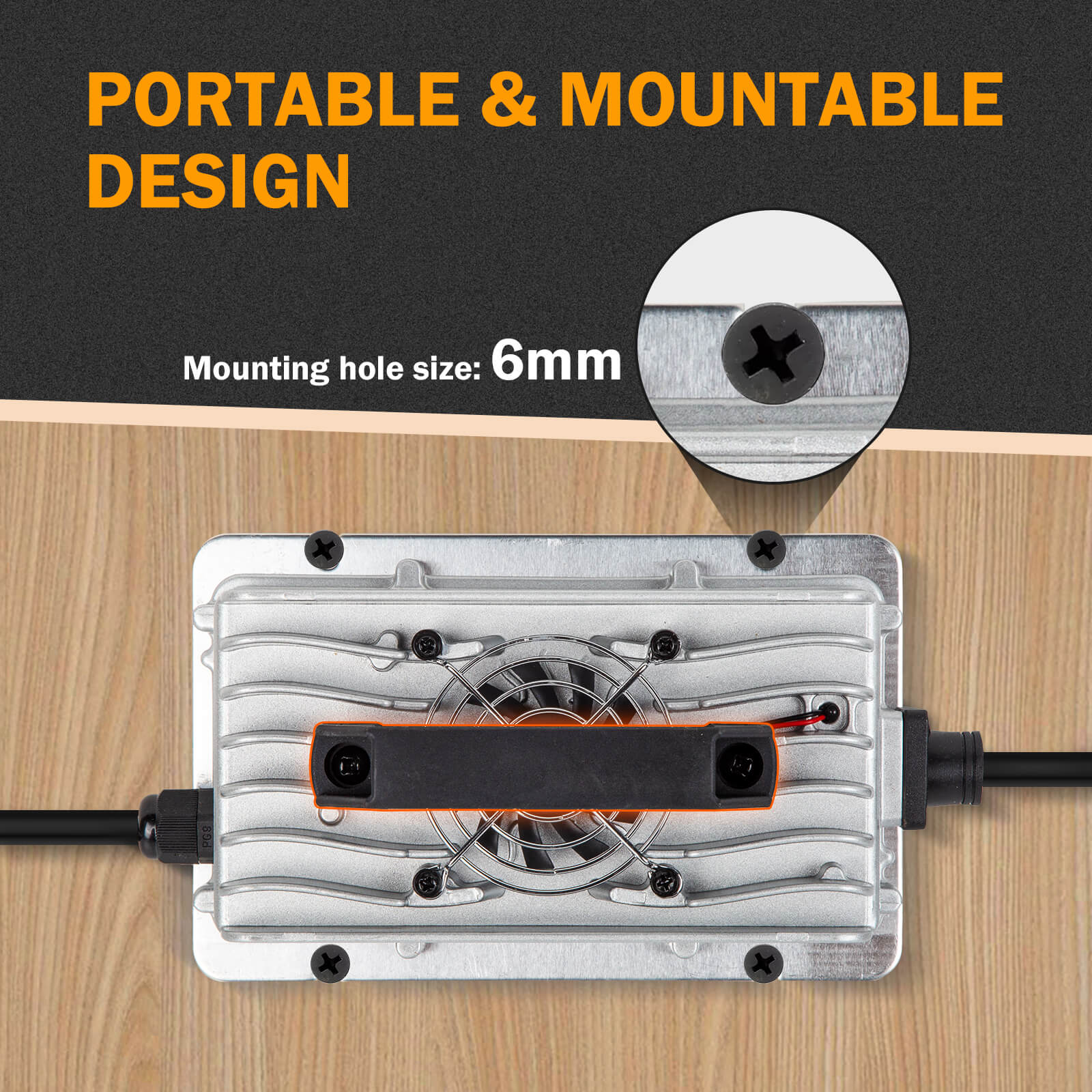 Enjoybot 58.4V 10A Mountable Dual-Purpose LiFePO4 Lithium Golf Cart Battery Charger Waterproof