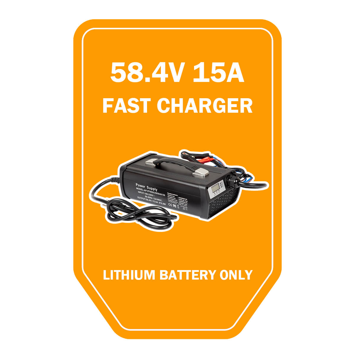 Enjoybot 58.4V 15A LiFePO4 Lithium Battery Charger for 48 Volt Battery –  Enjoybot Official Store