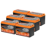 Enjoybot 12V 100Ah GC Lithium Battery_6 Pack