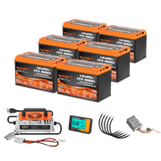 Enjoybot 72V 100Ah Golf Cart Lithium Battery Conversion Kit - 6 Batteries