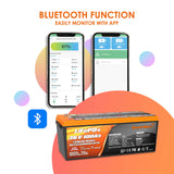 [FLASH SALE] Enjoybot 36V 100AH 3840Wh Lithium LiFePO4 Battery with Bluetooth, High/Low-Temp Protection, Deep Cycle Battery For Golf Cart/Trolling Motor