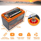 Enjoybot LiFePO4-Golfwagenbatterie, 36 V, 100 Ah, Lithiumbatterie + spezielles 13-A-Batterieladegerät