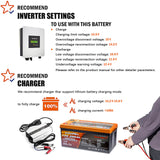 Enjoybot 12v 200ah LiFePO4 Battery - Inverter Setting