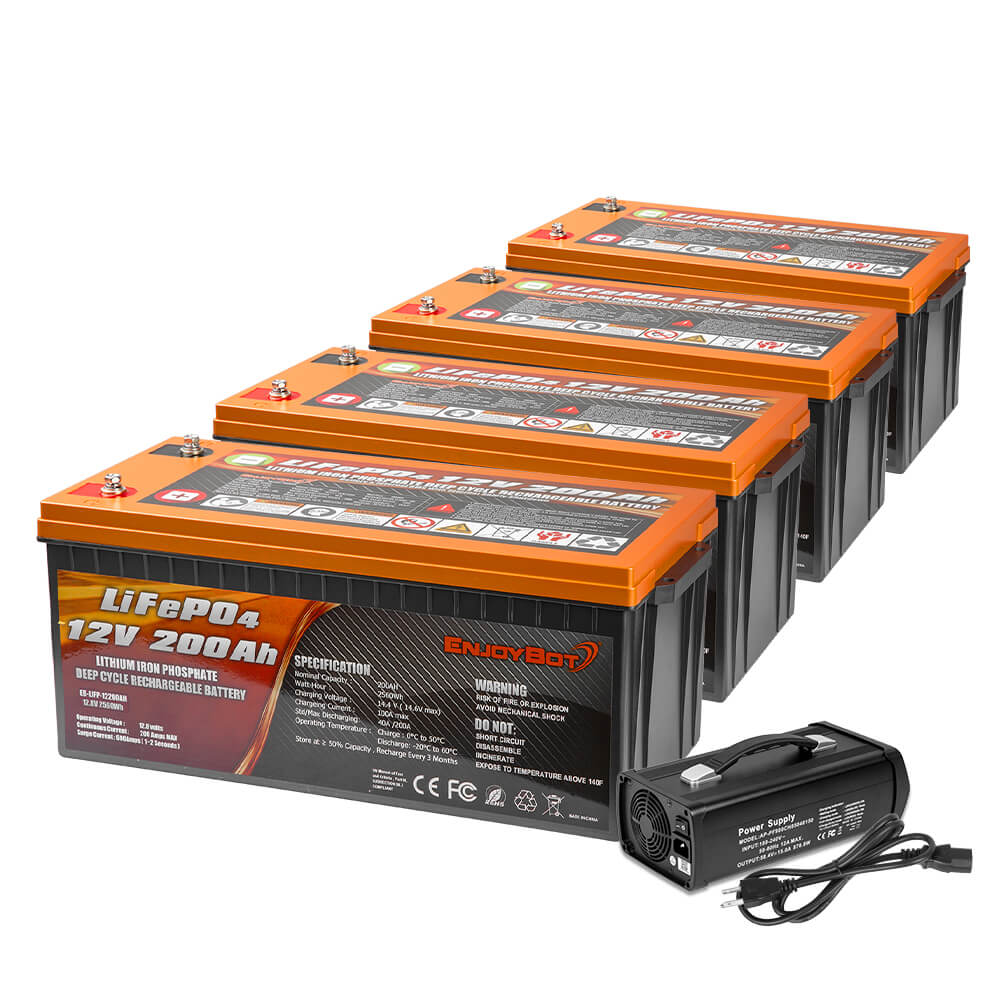 LiTime 12V 300Ah LiFePO4 Lithium Battery, Build-in 200A BMS, 3840Wh Energy, LiTime-CA