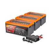 ENJOYBOT 12V 400AH 5120 Wh LiFePO4 Lithium Battery High & Low Temp Protection - Built With 250A BMS For RV/Off grid/Solar Home
