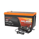 Enjoybot 48V 65AH LiFePO4 Lithium Golf Cart Battery, 3328Wh, 120A BMS