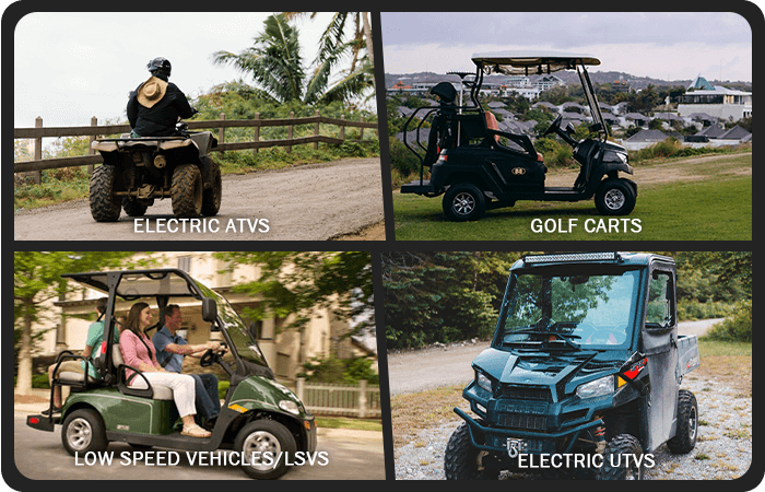 Enjoybot Lithium Golf Cart Battery Set For Golf Carts, Electric ATV, LSV, UTVs