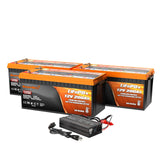 ENJOYBOT 12V 200AH LiFePO4 Lithium Battery High & Low Temp Protection Deep Cycle Rechargeable 2560Wh - Built With 200A BMS