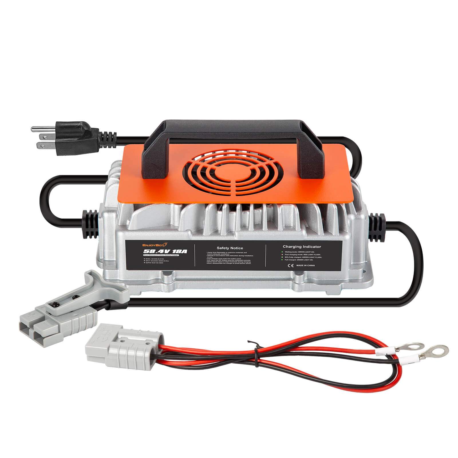 Enjoybot 48V (51.2V) 105AH Mini Lithium Golf Cart Battery Conversion Kit with Bluetooth, 200A BMS, All-in-one Kit