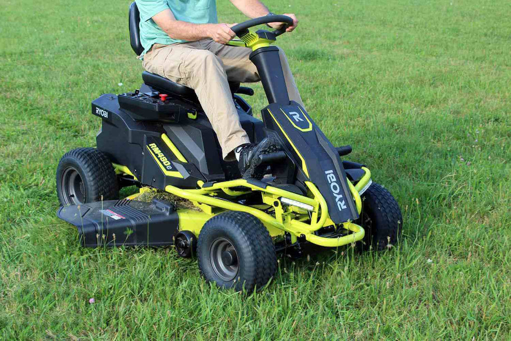 Ryobi electric riding mower battery replacement sale