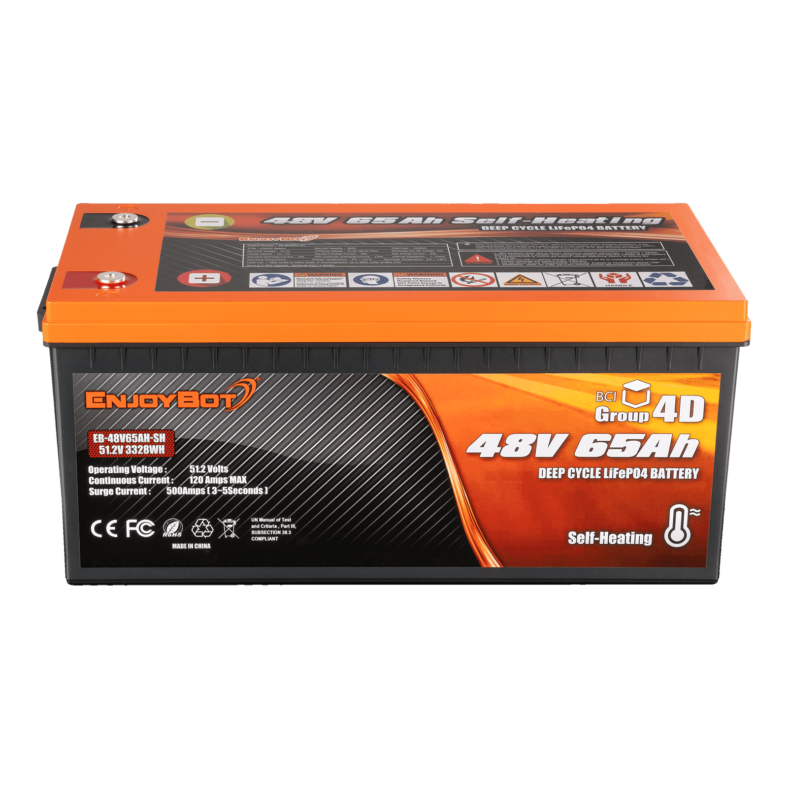 ENJOYBOT Used Second Hand Battery 48V 65AH LiFePO4 Lithium Battery