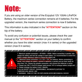 [Updated Version] Enjoybot 12V 100Ah LiFePO4 Lithium Battery with Low-Temp Protection, 1280Wh, 100A BMS